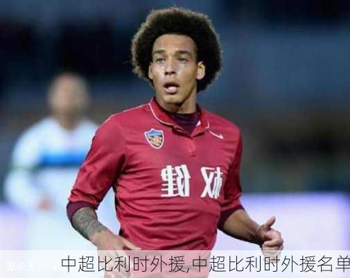 中超比利时外援,中超比利时外援名单
