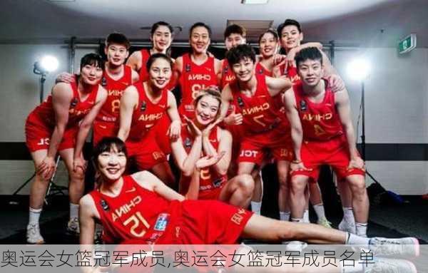 奥运会女篮冠军成员,奥运会女篮冠军成员名单