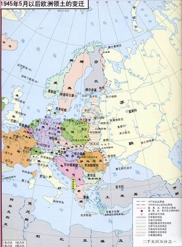 1980欧洲地图,1980年欧洲地图