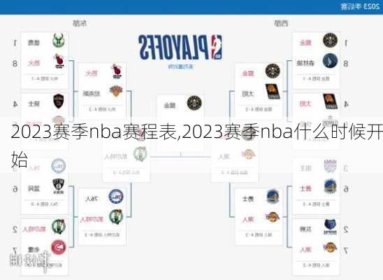 2023赛季nba赛程表,2023赛季nba什么时候开始
