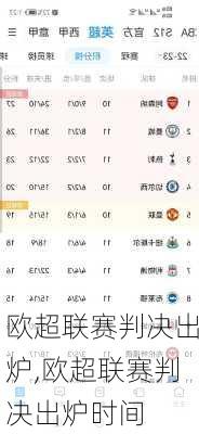 欧超联赛判决出炉,欧超联赛判决出炉时间