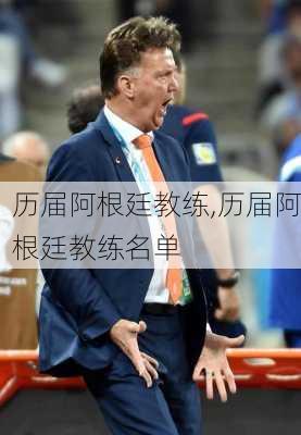 历届阿根廷教练,历届阿根廷教练名单