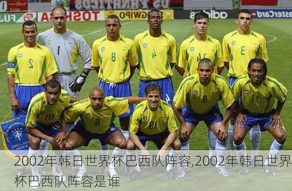 2002年韩日世界杯巴西队阵容,2002年韩日世界杯巴西队阵容是谁