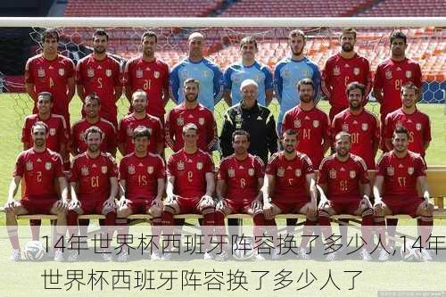14年世界杯西班牙阵容换了多少人,14年世界杯西班牙阵容换了多少人了