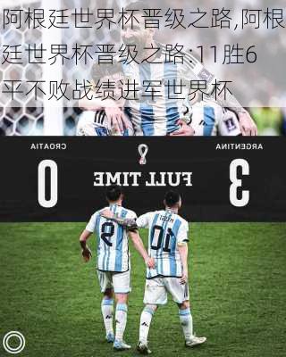 阿根廷世界杯晋级之路,阿根廷世界杯晋级之路:11胜6平不败战绩进军世界杯