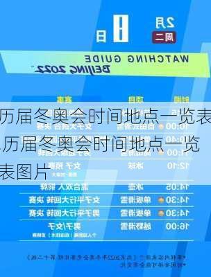 历届冬奥会时间地点一览表,历届冬奥会时间地点一览表图片