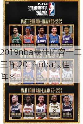 2019nba最佳阵容一二三阵,2019 nba最佳阵容