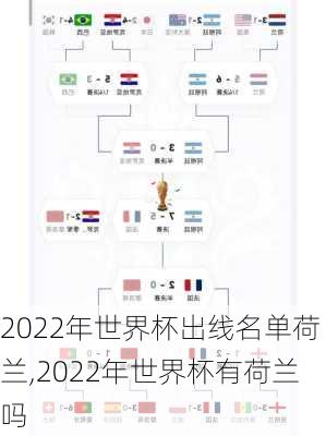 2022年世界杯出线名单荷兰,2022年世界杯有荷兰吗