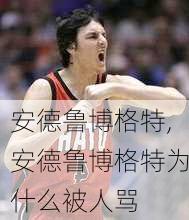 安德鲁博格特,安德鲁博格特为什么被人骂