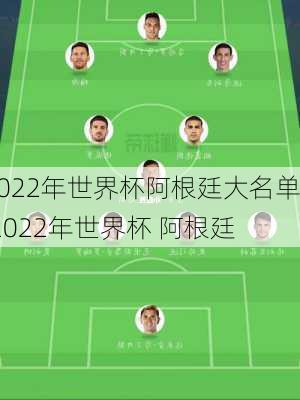 2022年世界杯阿根廷大名单,2022年世界杯 阿根廷