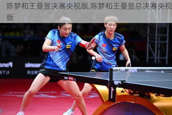 陈梦和王曼昱决赛央视版,陈梦和王曼昱总决赛央视版