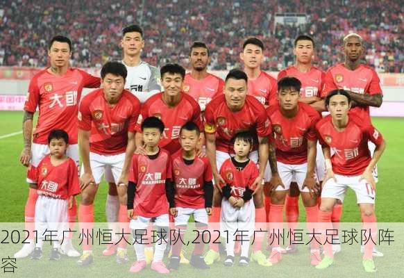 2021年广州恒大足球队,2021年广州恒大足球队阵容