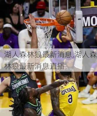 湖人森林狼最新消息,湖人森林狼最新消息直播