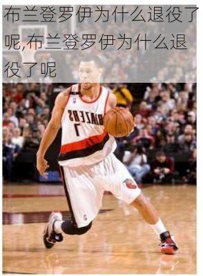 布兰登罗伊为什么退役了呢,布兰登罗伊为什么退役了呢