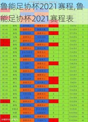 鲁能足协杯2021赛程,鲁能足协杯2021赛程表