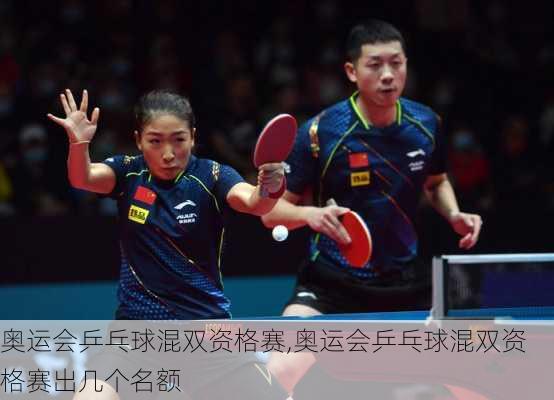 奥运会乒乓球混双资格赛,奥运会乒乓球混双资格赛出几个名额