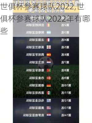 世俱杯参赛球队2022,世俱杯参赛球队2022年有哪些