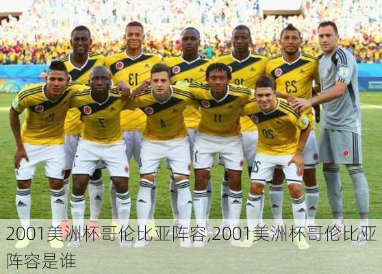 2001美洲杯哥伦比亚阵容,2001美洲杯哥伦比亚阵容是谁
