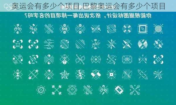 奥运会有多少个项目,巴黎奥运会有多少个项目