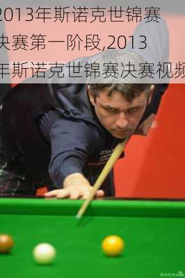 2013年斯诺克世锦赛决赛第一阶段,2013年斯诺克世锦赛决赛视频