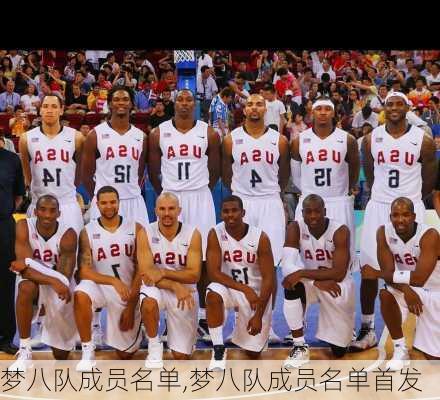 梦八队成员名单,梦八队成员名单首发