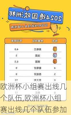 欧洲杯小组赛出线几个队伍,欧洲杯小组赛出线几个队伍参加