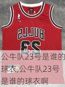 公牛队23号是谁的球衣,公牛队23号是谁的球衣啊
