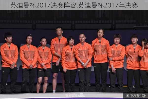 苏迪曼杯2017决赛阵容,苏迪曼杯2017年决赛