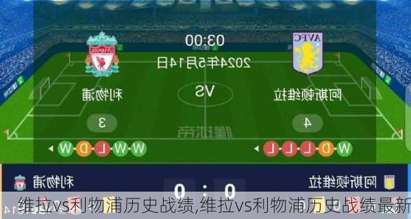 维拉vs利物浦历史战绩,维拉vs利物浦历史战绩最新