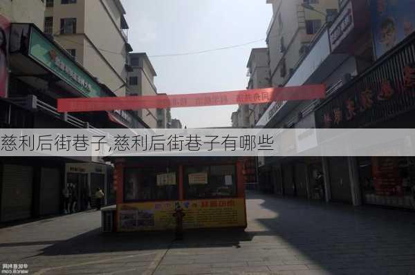 慈利后街巷子,慈利后街巷子有哪些