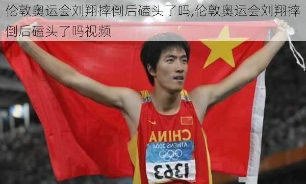 伦敦奥运会刘翔摔倒后磕头了吗,伦敦奥运会刘翔摔倒后磕头了吗视频