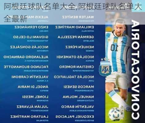 阿根廷球队名单大全,阿根廷球队名单大全最新