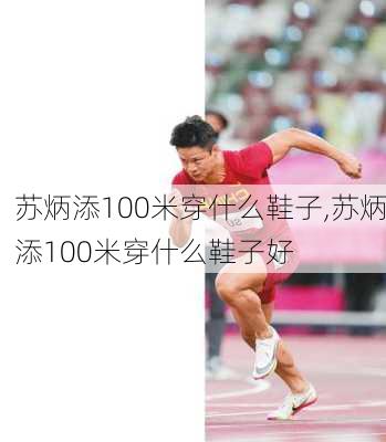 苏炳添100米穿什么鞋子,苏炳添100米穿什么鞋子好