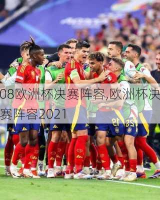 08欧洲杯决赛阵容,欧洲杯决赛阵容2021