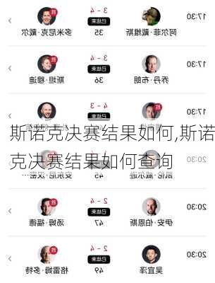 斯诺克决赛结果如何,斯诺克决赛结果如何查询