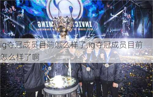 ig夺冠成员目前怎么样了,ig夺冠成员目前怎么样了啊