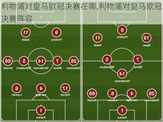 利物浦对皇马欧冠决赛在哪,利物浦对皇马欧冠决赛阵容