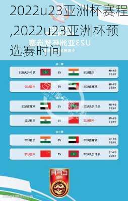 2022u23亚洲杯赛程,2022u23亚洲杯预选赛时间