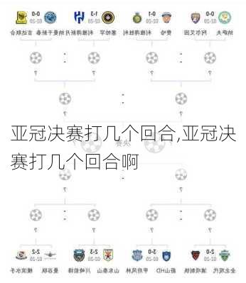 亚冠决赛打几个回合,亚冠决赛打几个回合啊