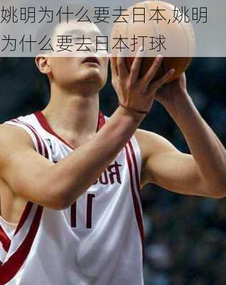 姚明为什么要去日本,姚明为什么要去日本打球