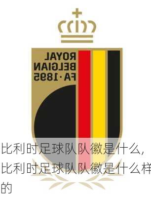 比利时足球队队徽是什么,比利时足球队队徽是什么样的