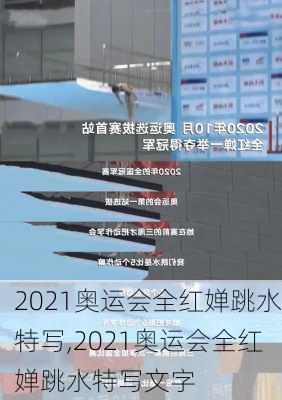 2021奥运会全红婵跳水特写,2021奥运会全红婵跳水特写文字