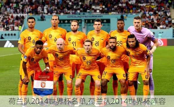 荷兰队2014世界杯名单,荷兰队2014世界杯阵容