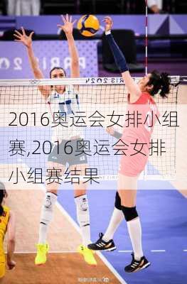 2016奥运会女排小组赛,2016奥运会女排小组赛结果