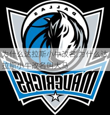 为什么达拉斯小牛改名,为什么达拉斯小牛改名叫大马