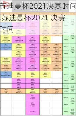 苏迪曼杯2021决赛时间,苏迪曼杯2021 决赛时间