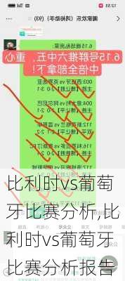 比利时vs葡萄牙比赛分析,比利时vs葡萄牙比赛分析报告