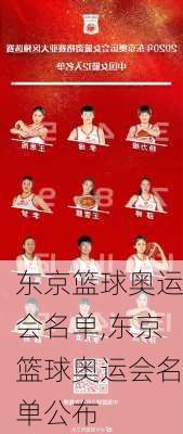 东京篮球奥运会名单,东京篮球奥运会名单公布