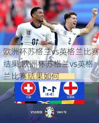欧洲杯苏格兰vs英格兰比赛结果,欧洲杯苏格兰vs英格兰比赛结果如何