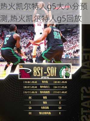 热火凯尔特人g5大小分预测,热火凯尔特人g5回放